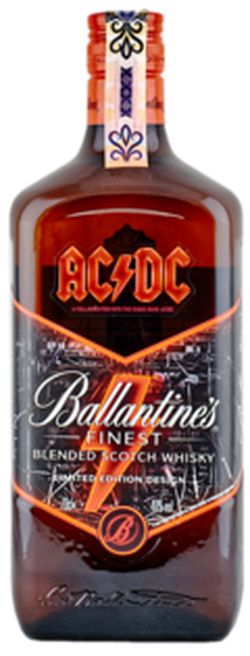 Ballantine's Finest AC/DC Limited Edition Design 40% 0.7L