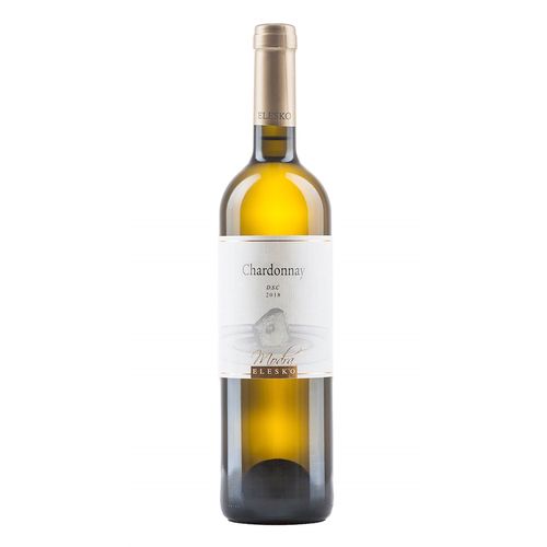 Elesko chardonnay D.S.C. - výber z hrozna 2018 12,4% 0,75L (čistá fľaša)