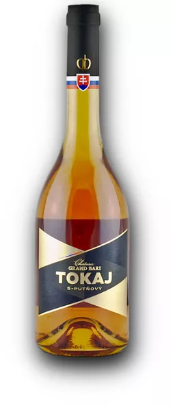 Grand Bari Tokaj 5 Putňový 2017 Sladké CHOP 10.5% 0.5L
