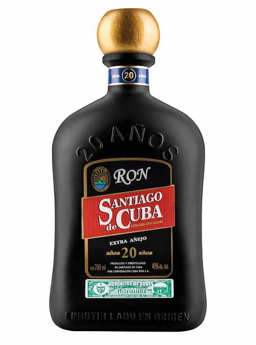 Santiago de Cuba Extra Anejo 20y 40% 0,7L