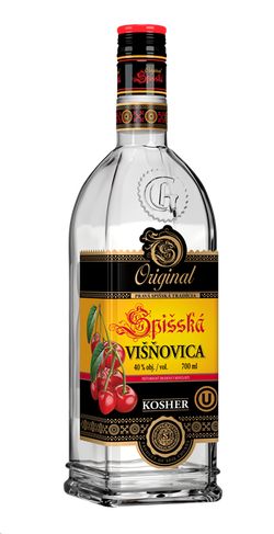 Spišská Višňovica originál Kosher 40% 0,7L (čistá fľaša)