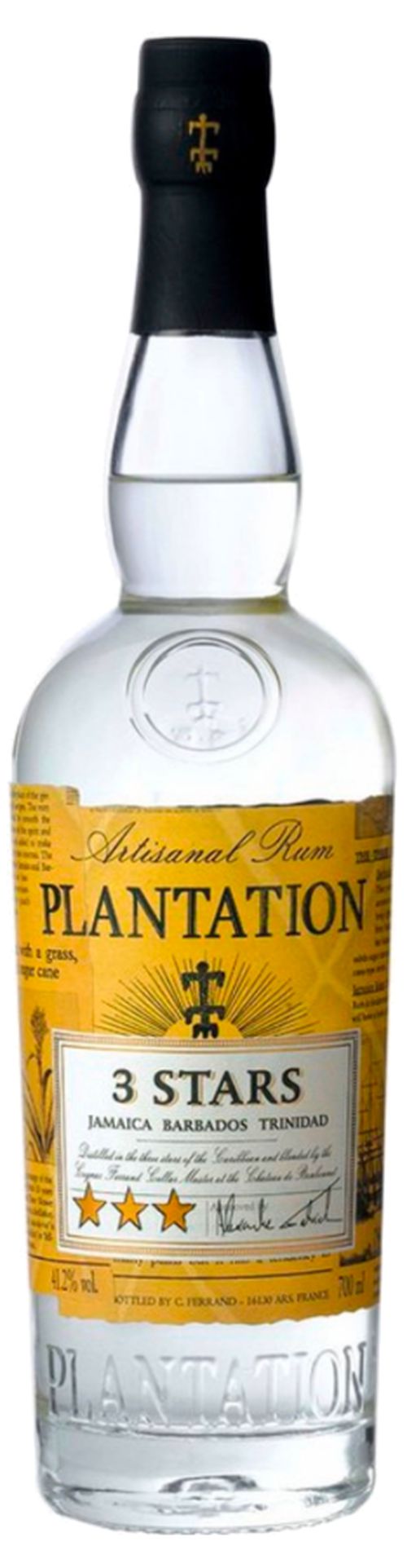 Plantation White 3 Stars 41,2% 0,7 l (čistá fľaša)