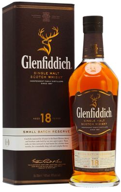 Glenfiddich 18y 40% 0,7L (tuba)
