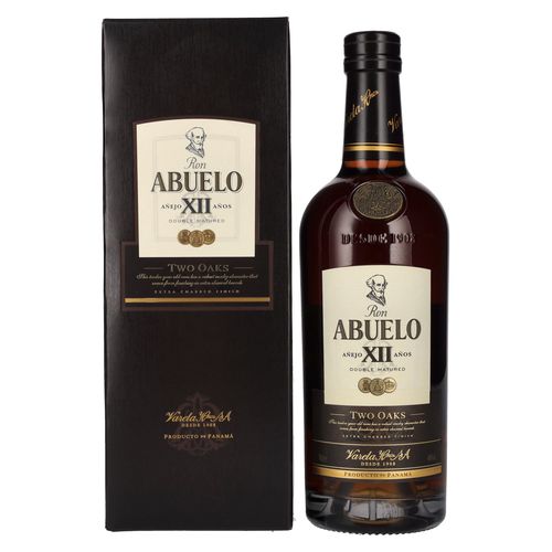 Abuelo Anejo XII Anos TWO OAKS Double Matured 40% 0,7L v kartóne