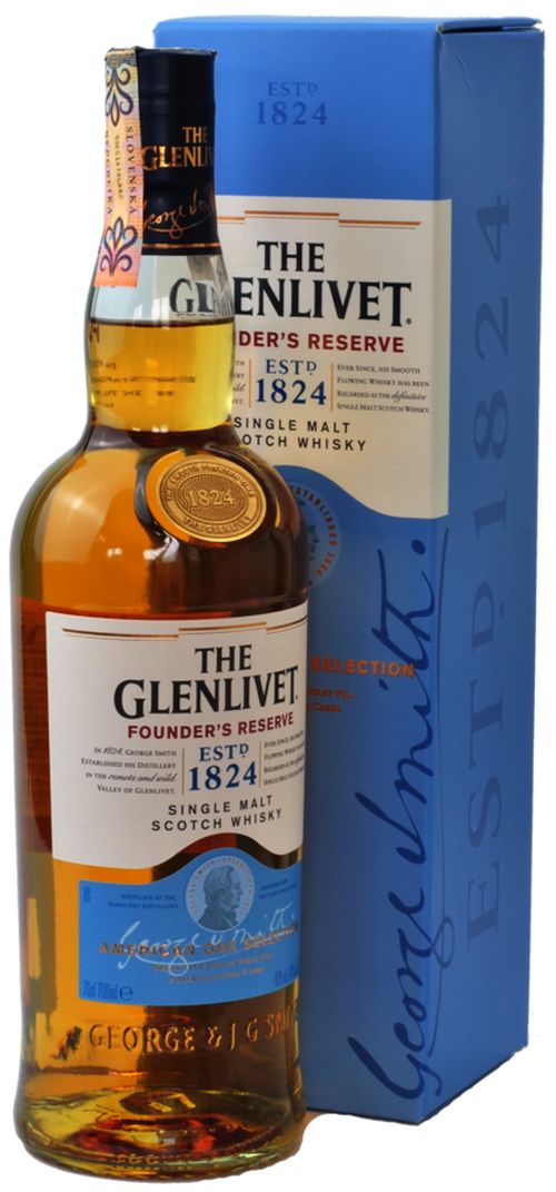 The Glenlivet Founder's Reserve 40% 0,7 l (kazeta)