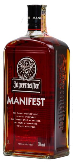 Jagermeister Manifest 38% 1L (čistá fľaša)