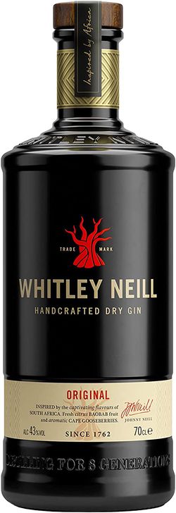 Whitley Neill Handcrafted Dry Gin 43% 0,7 l (čistá fľaša)