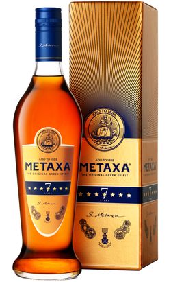 Metaxa 7* 40% 0,7L v kartóne