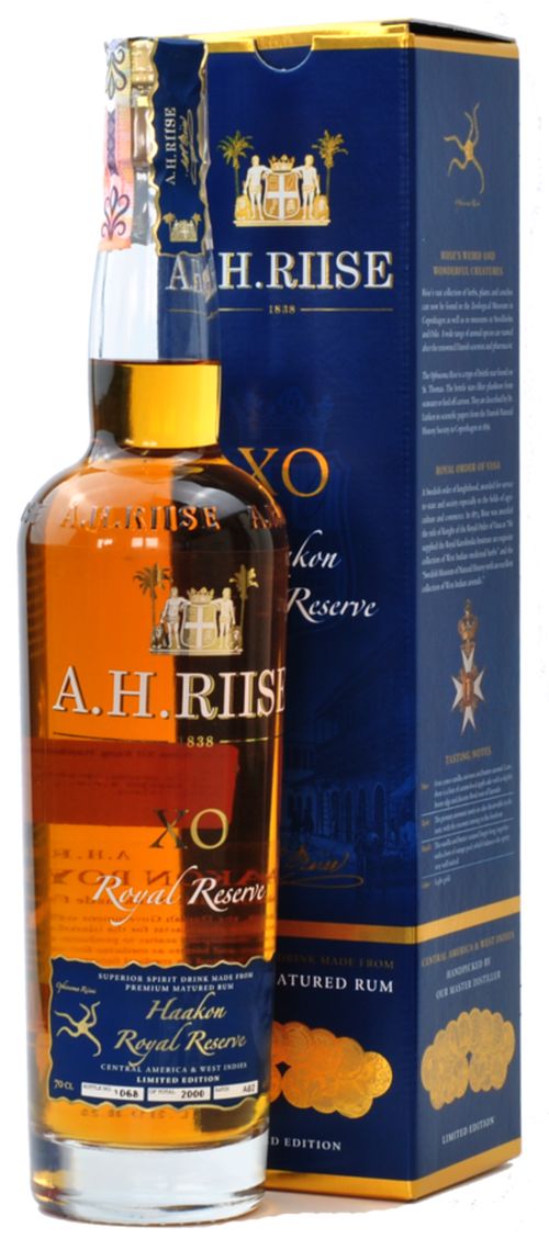 A.H. Riise XO kong haakon 42% 0,7L (kartón)