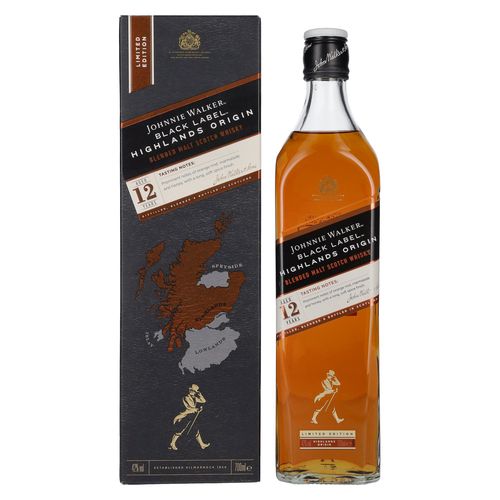 Johnnie Walker Black Label 12y HIGHLAND ORIGIN Limited Edition 42% 0,7L v kartóne