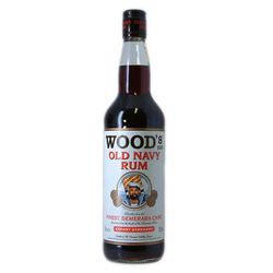 Wood's 100 Old Navy Rum 57% 1L (čistá fľaša)