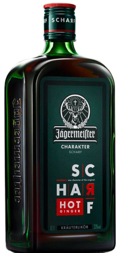 Jägermeister Scharf 33% 0,7 l (čistá fľaša)