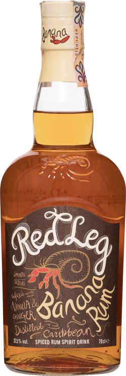 RedLeg Banana Rum 37,5%, 0,7L
