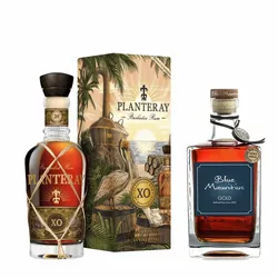 Plantation XO 20th Anniversary, GIFT + Blue Mauritius Gold Rum