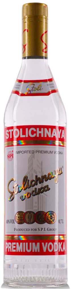 Stolichnaya 40% 0,7 l (čistá fľaša)