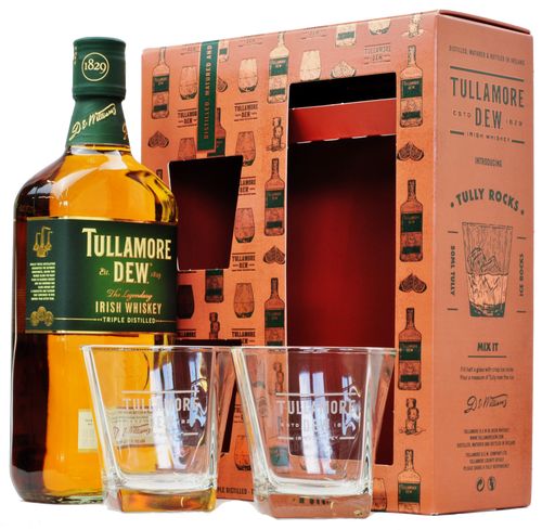Tullamore D.E.W. Tullamore Dew 40% 0,7L s 2 pohármi