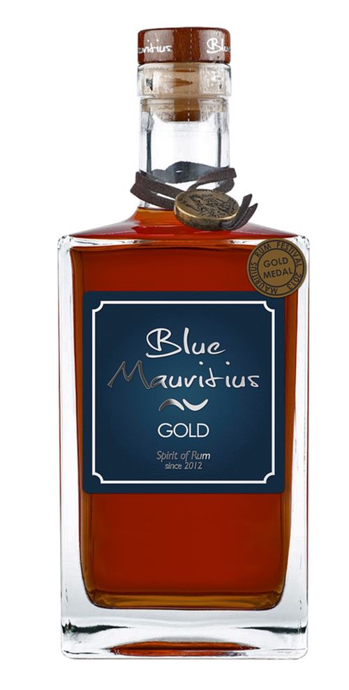 Blue Mauritius Gold Rum 40% 0,7 l (čistá fľaša)