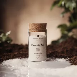 Soľný kvet - Fleur de Sel v sklenenej dóze 160g