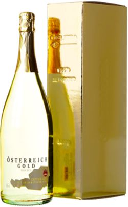 Österreich Gold 23k zlato, suché 9,5% 1,5l