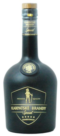 Karpatské Brandy Špeciál Chardonnay 42% 0.7L