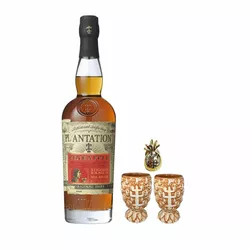 Plantation Pineapple + 2 x Stiggins Shot Glass