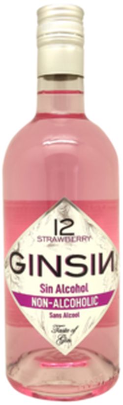 Gin Sin Premium Strawberry Alcohol Free 0.0% 0.7L