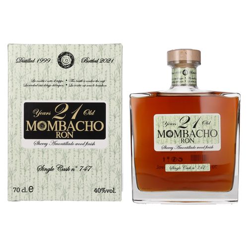 Mombacho Old Sherry Amontillado Wood Finish 40% 0,7L v kartóne