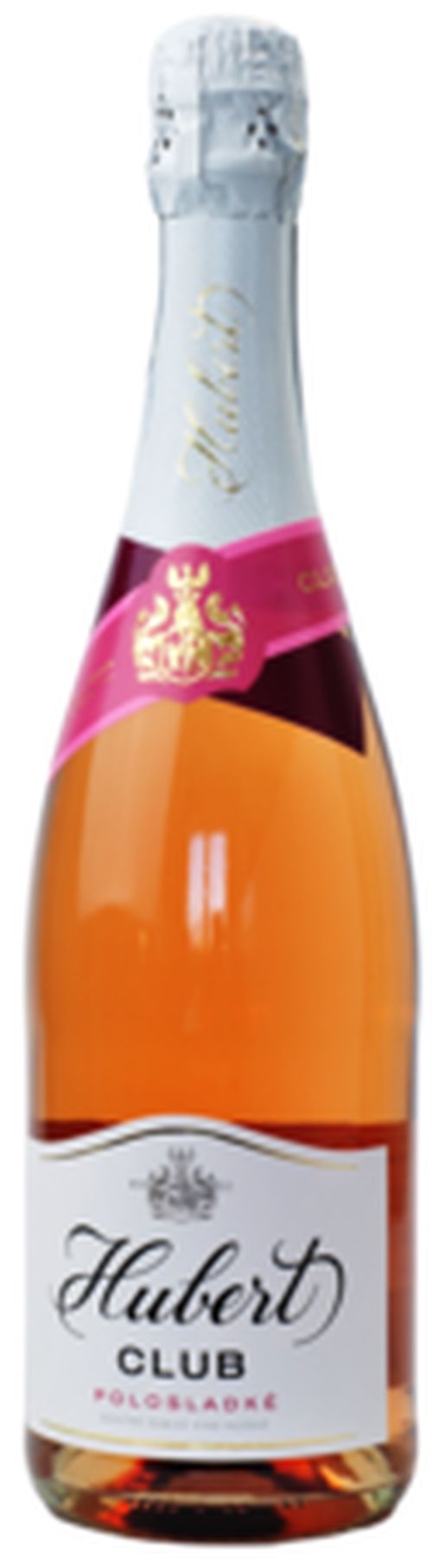Hubert Club Ružový Polosladký 12,5% 0,75L