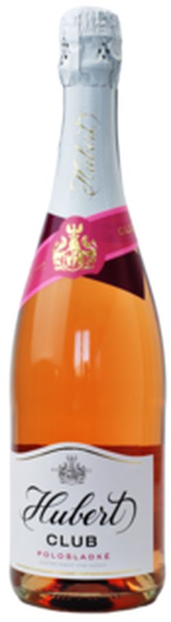 Hubert Club Ružový Polosladký 12,5% 0,75L