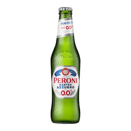 Peroni Nastro Azzurro nealko 0,0% 0,33l sklo (balenie 24ks)