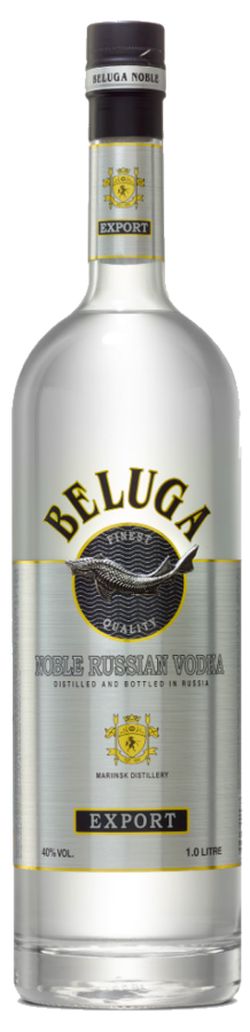 Beluga 40% 1 l (čistá fľaša)