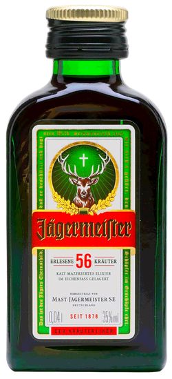 Jagermeister 35% 0,04L mini (čistá fľaša)