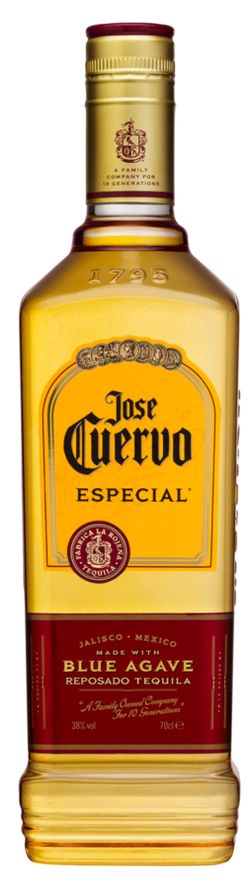 Jose Cuervo reposado tequila 38% 0,7L (čistá fľaša)