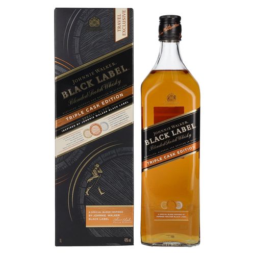 Johnnie Walker Black Label Triple cask edition 40% 1L (kartón)