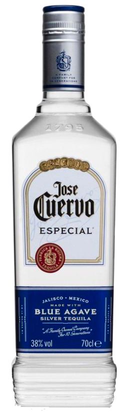 Jose Cuervo silver tequila 38% 0,7L (čistá fľaša)
