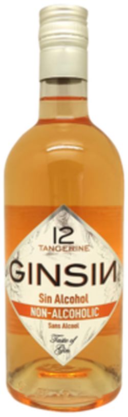 Gin Sin Premium Tangerine Alcohol Free 0.0% 0.7L