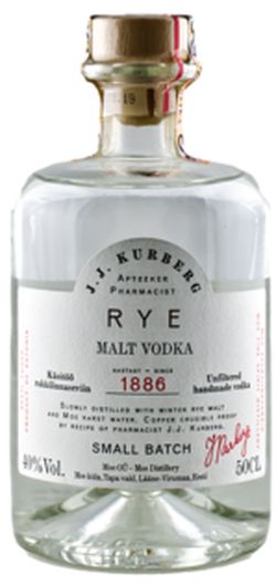 J. J. Kurberg Rye Malt Vodka 40% 0,5L