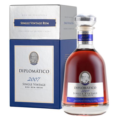 Diplomatico Single Vintage 2007 43%, 0,7L, v kartóne